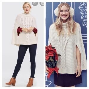 Draper James Cable Sweater Drape NWT XS/S